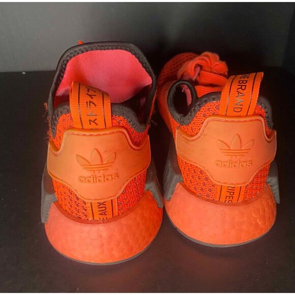 Adidas NMD R1 PrimeKnit Athletic Running Shoes Womens 7 FV1740 Signal Pink - Picture 4 of 8